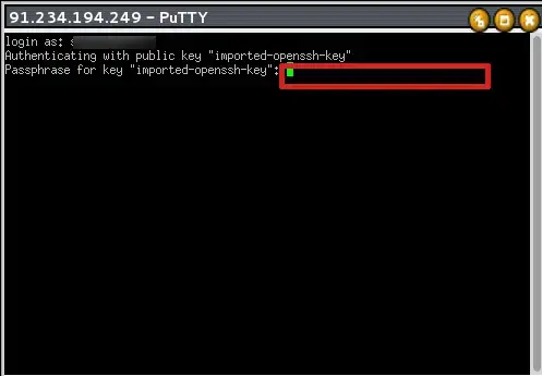 Comment se connecter en SSH au cpanel via putty ?